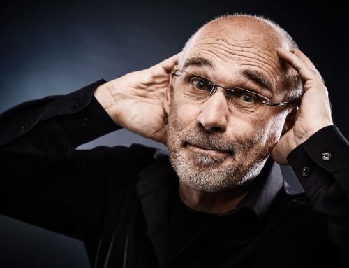 Kabarettist Werner Weber bei uns im Fotostudio